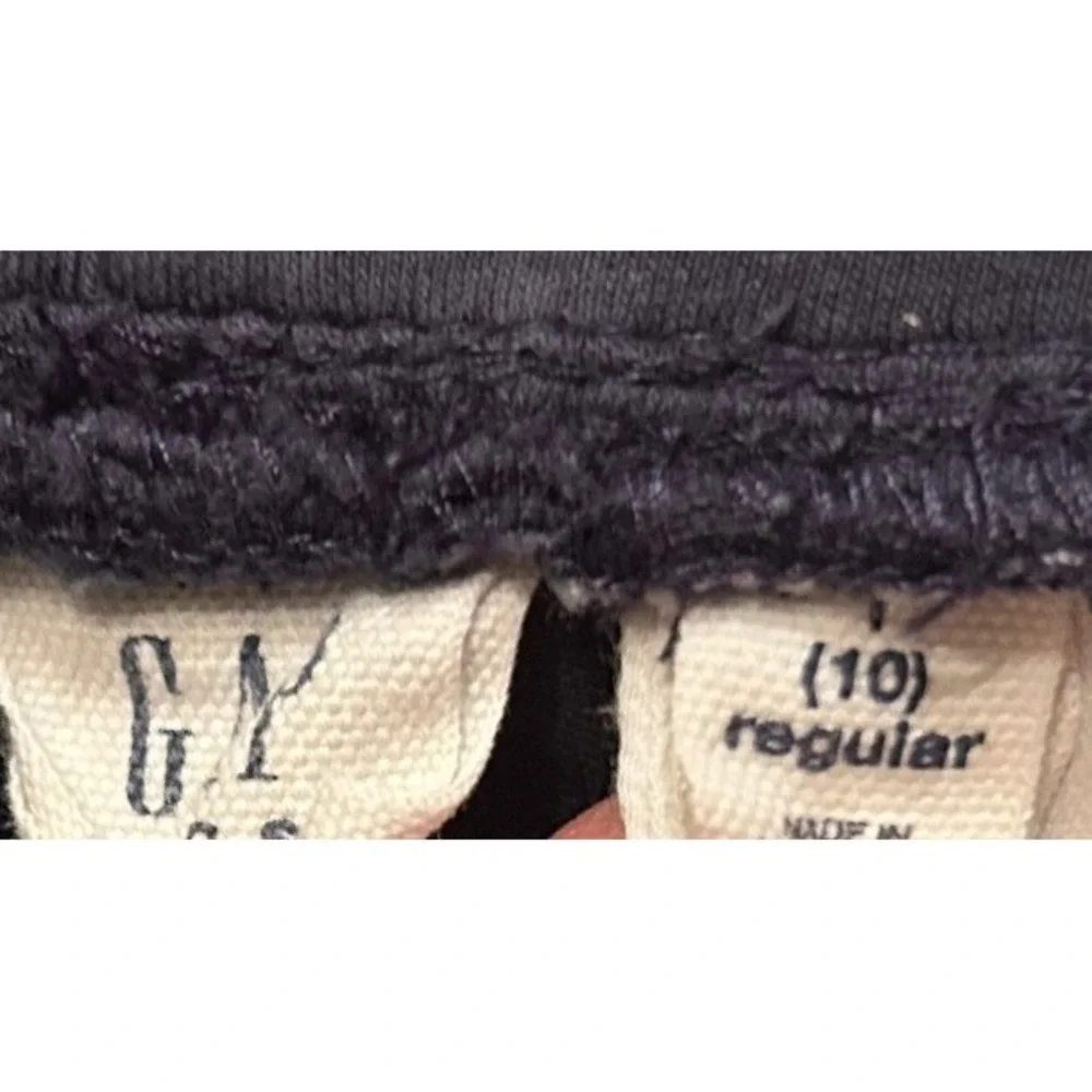 Gap Cargo Shorts Kids 10‎ Regular Navy Blue Elastic Waist Cotton Pockets Summer